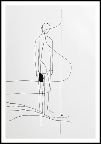 Plakat 67,5x100cm Samotna Wędrówka na Arena.pl