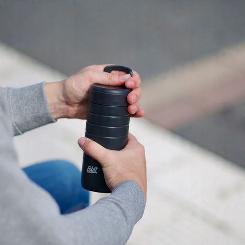 ESBIT KUBEK MAJORIS THERMO MUG 0,45 L CZARNY, STAL NIERDZEWNA na Arena.pl