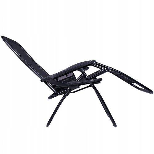 LEŻAK OGRODOWY PLAŻOWY FOTEL SKŁADANY ZERO GRAVITY TURYSTYCZNY KRZESŁO 2w1 na Arena.pl