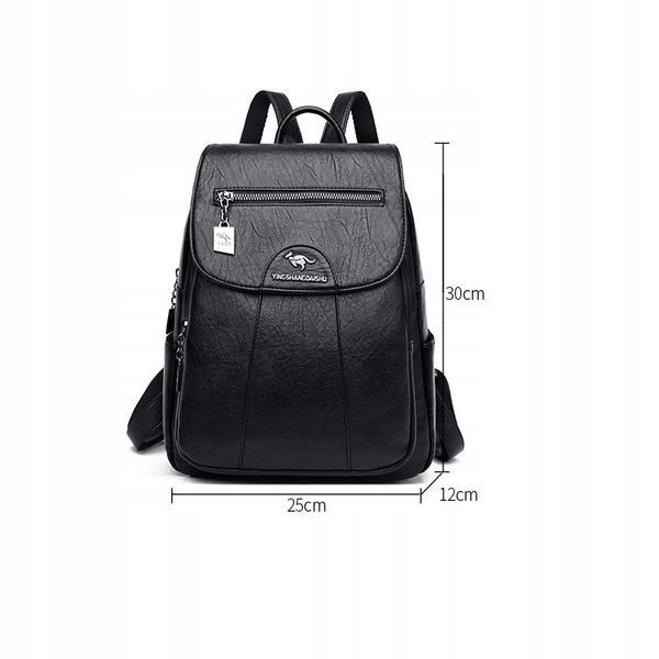 .Torebka PLECACZEK DAMSKA SKÓRZANA Shopper MODNY A4 zdjęcie 3