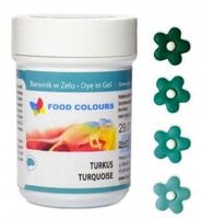 BARWNIK SPOŻYWCZY W ŻELU - 35g - TURKUS