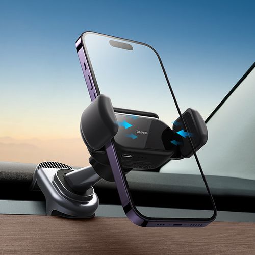 Uchwyt samochodowy z panelem słonecznym do Tesla Model 3 / Y T-Space czarny na Arena.pl