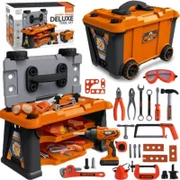 ZESTAW MAJSTERKOWICZA ZABAWA W WARSZTAT SKRZYNKA NARZĘDZIA XXL
