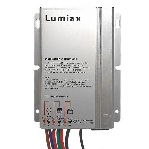 REGULATOR ŁADOWANIA 12V 24V KONTROLER SOLARNY 10A zdjęcie 1