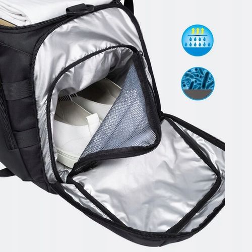 TORBA SPORTOWA podróżna z przegrodą na buty z funkcją PLECAKA 2w1 na Arena.pl