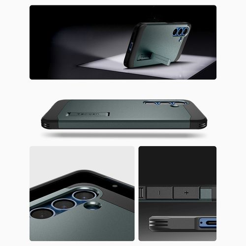 Etui pokrowiec na Samsung Galaxy S25+ Tough Armor MagSafe - zielone na Arena.pl