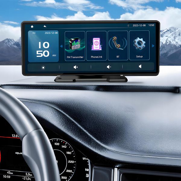 Radio Samochodowe Bluetooth Android Dotykowy Wyświetlacz 9,3" USB SD AUX zdjęcie 8