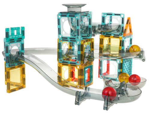 Klocki Magnetyczne Tor Kulka 88El. na Arena.pl