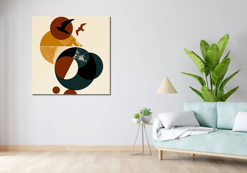 Obraz 100x100cm Kosmiczne Migracje zdjęcie 2