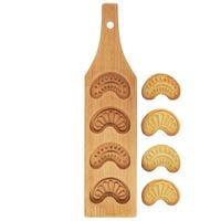 Forma do pieczenia rogalików ciasteczek drewniana 30 cm