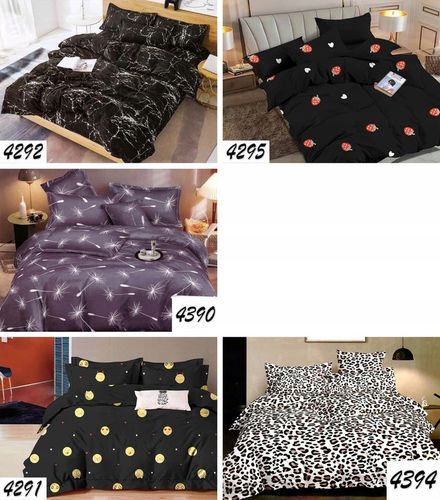 POŚCIEL KOMPLET SYPIALNIA 160x200 BAWEŁNA SATYNOWA 2X POSZEWSKI 70x80 WZORY na Arena.pl