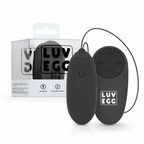 luv egg black - model zdalny, 10 trybow, silikon, ładowalny na Arena.pl