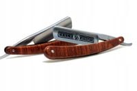 Tradycyjna klasyczna składana brzytwa retro Gold Dollar 777 skórzane etui