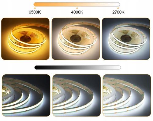 Taśma LED Neon COB 24V 1m 608/m CCT 2700-6500K BIAŁA CIEPŁA NEUTRALNA na Arena.pl