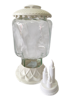 Znicz szklany biały MITO