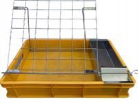 Wanienka do odsklepiania plastykowa z kwasoodpornym koszykiem i grzebykiem