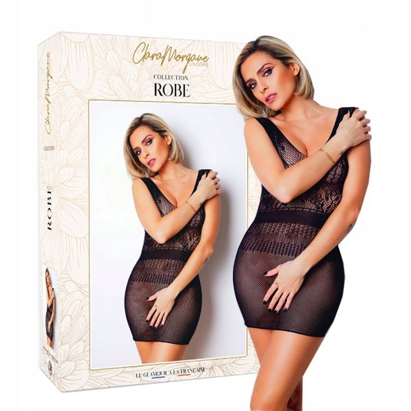 Sukienka siateczkowa dopasowana one size. zdjęcie 1