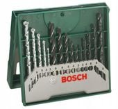 BOSCH zestaw wierteł metal drewno beton 15szt. 2607019675