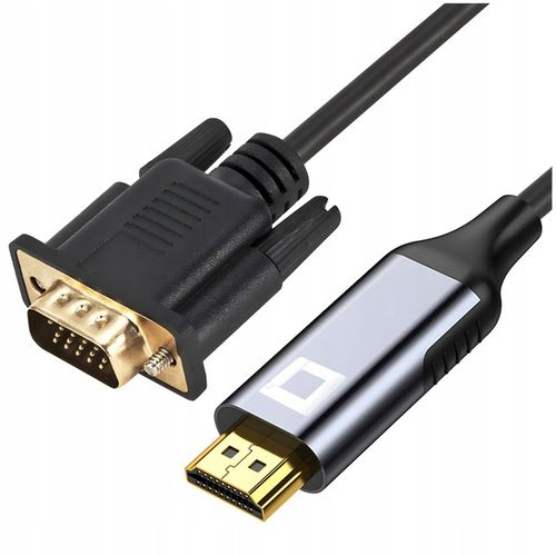 CO2 KABEL HDMI - VGA ADAPTER PRZEJŚCIÓWKA KONWERTER FULL HD 1080P 60HZ 2M na Arena.pl