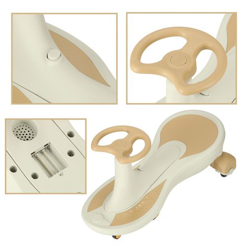 Jeździk Pchacz Grawitacyjny Pojazd Świecące Koła LED z Muzyką Grający 76 cm na Arena.pl