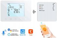 BEZNAPIĘCIOWY STEROWNIK KOTŁA C.O. Z TERMOSTATEM POKOJOWYM WiFi W APP TUYA