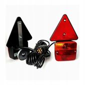ZESTAW LAMPY przyczepy KOMPLET MAGNES 7,5 METRA