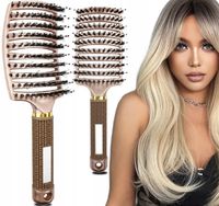 SZCZOTKA DO WŁOSÓW Z WŁOSIEM DZIKA PROFILOWANA DO ROZCZESYWANIA