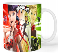 Kubek ceramiczny Biedronka i Czarny Kot - Miraculous