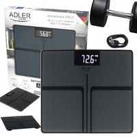 Waga Łazienkowa Elektroniczna Adler Europe Ad8194 Stripes 180Kg