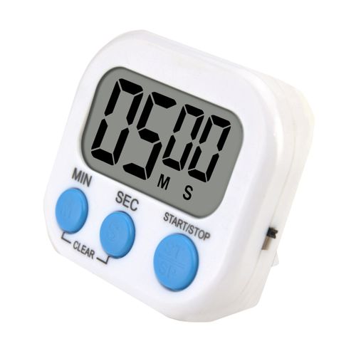 Minutnik stoper timer kuchenny na magnes cyfrowy magnetyczny lcd biały na Arena.pl