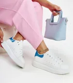 Białe sneakersy eko-skórzane Fatimah 38