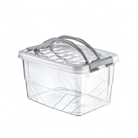 POJEMNIK PLASTIKOWY 7L Z POKRYWKĄ UCHWYT BOX NA ŻYWNOŚĆ ZABAWKI ORGANIZER