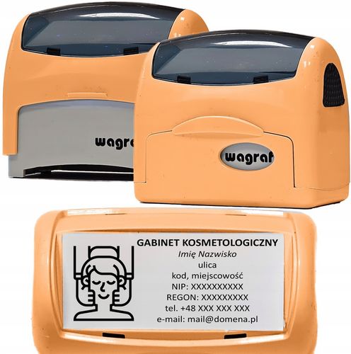 Wagraf A4 PIECZĄTKA do 8 wersów - 12 kolorów obudowy na Arena.pl