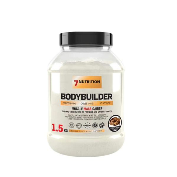 7Nutrition - BODYBUILDER - 1,5 kg biała czekolada zdjęcie 1