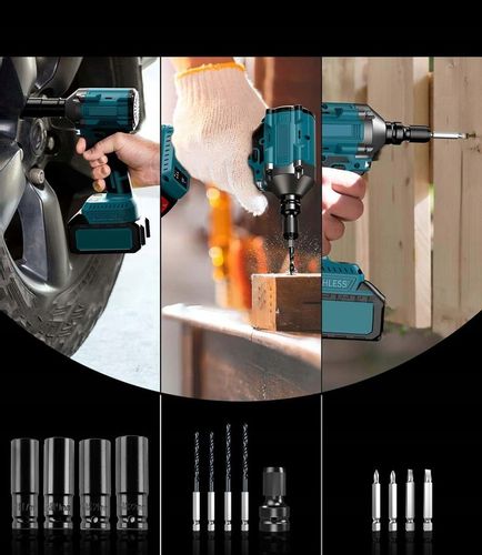 Wkrętarka Udarowa 21V 4000mAh z LED i Automatycznym Stopem na Arena.pl