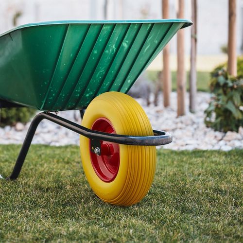 KOŁO KÓŁKO DO TACZKI TACZEK PEŁNE 4.00-8 400-8 400x8 BEZDĘTKOWE PEŁNE na Arena.pl