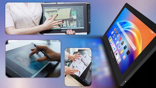 BOSTO A5 Tablet graficzny EKRANOWY 15,6" 2w1 ANDROID 15,6" DOTYK przenośny na Arena.pl
