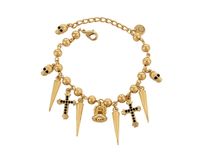 bransoletka z czaszkami i krzyżami (b23/zim/54au)