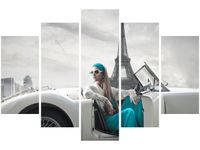 OBRAZ TURKUSOWA DAMA PARYŻU