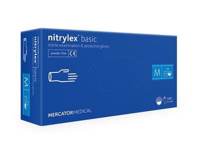 Rękawiczki nitrylowe Nitrylex Basic 8 (M)
