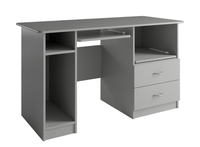 Biurko z Szufladami 2SZ 130 cm Szary MAXIM MX - 4 kolory