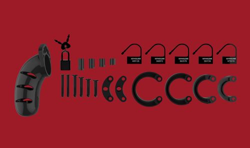 Model 03 - Chastity - 4.5" - Cock Cage - Black na Arena.pl