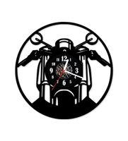 Zegar ścienny z płyty winylowej 288.13 Motocykl