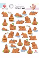 Tatuaże Zmywalne Dla Dzieci Kapibara Xxl