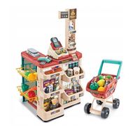 SKLEP DLA DZIECI SUPERMARKET WÓZEK KASA FISKALNA