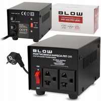 PRZETWORNICA KONWERTER NAPIĘCIA ZASILACZ 110V 230V USA JAPONIA EUROPA 200W