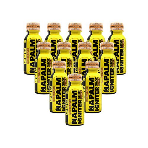NAPALM JUICE SHOT ZESTAW 12 sztuk po 120ml SZOT PRZEDTRENINGÓWKA FA na Arena.pl