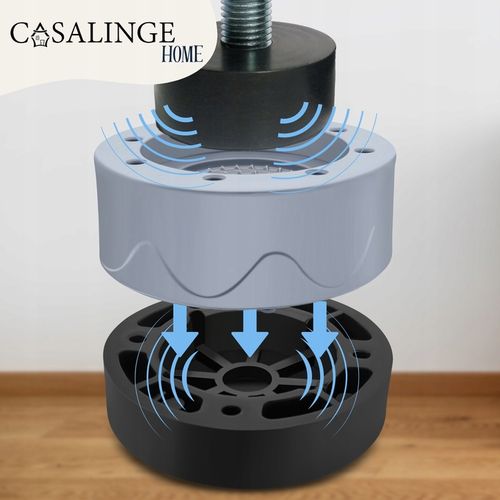 MATA ANTYWIBRACYJNA POD PRALKĘ ZMYWARKĘ GUMA PODKŁADKI ANTYWIBRACYJNE SZARE na Arena.pl