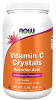 NOW FOODS Vitamin C Crystals Powder - WItamina C  Kwas Askorbinowy (1361 g)