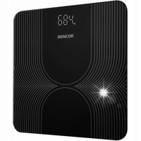 Waga łazienkowa elektroniczna Sencor SBS2476BK Slim 180kg szkło hartowane